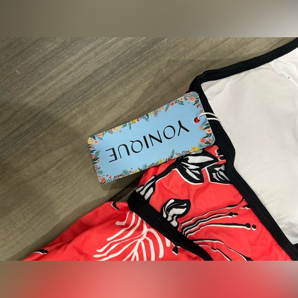 Yonique Women Two Piece Tankini Swimsuits with Shorts Racerback Swimwear - Picture 8 of 8